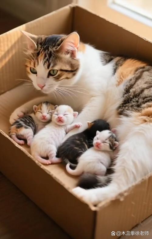 刚生完娃的铲屎官带宝宝回家见猫咪，小猫和小宝宝互动好有爱！