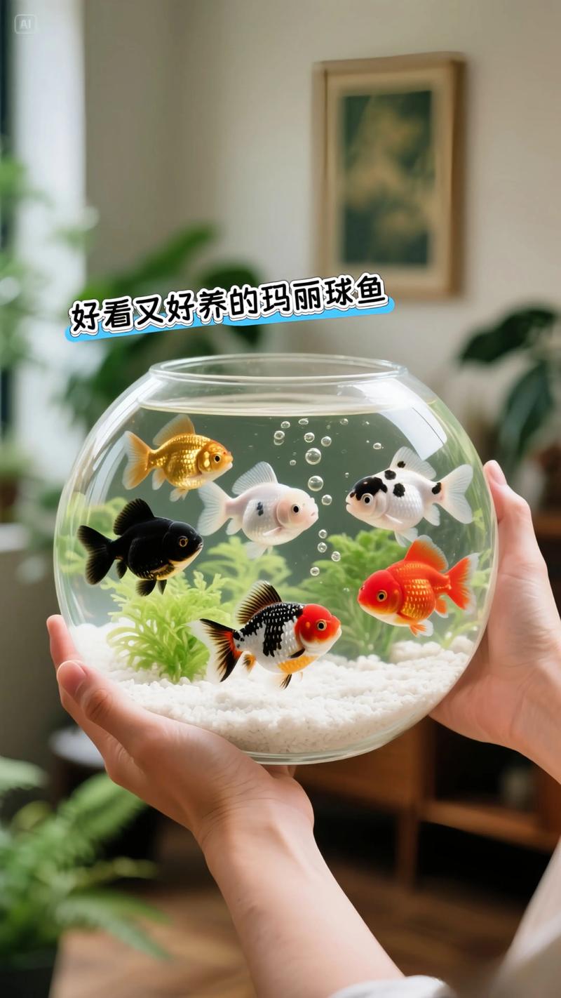 懒人适合养什么鱼，养鱼简单又好看，孔雀斑马草金玛丽都好养！
